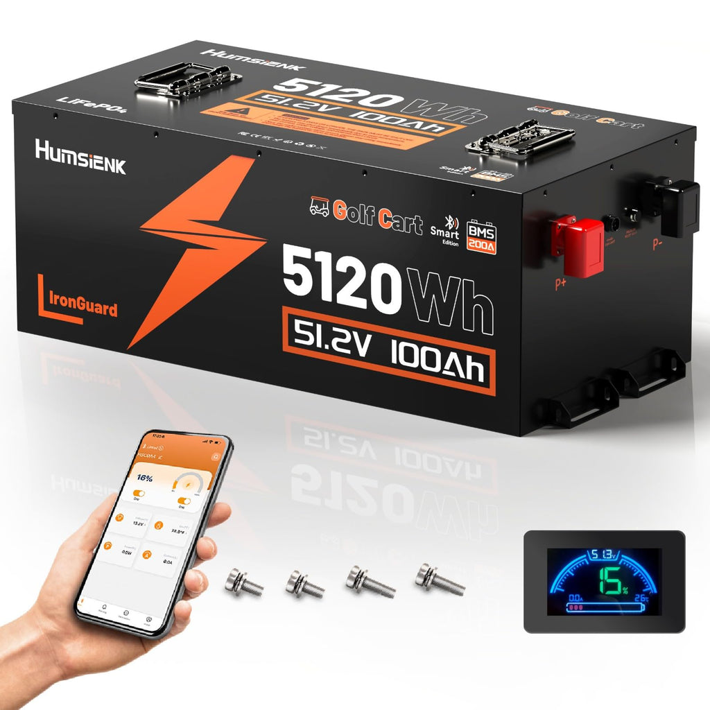 48V 100Ah LiFePO4 Golf Cart Battery W837
