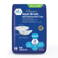 Adult Incontinence Briefs with Tabs, XX-Large, Bag of 12 K624