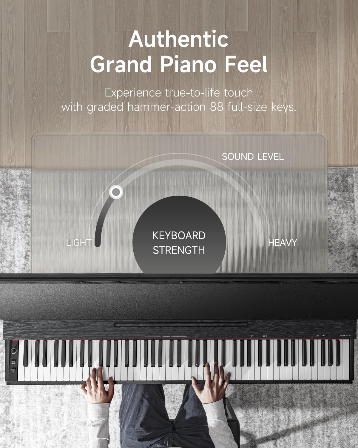 88 Key Weighted Digital Piano G1129