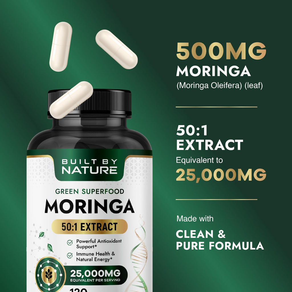 Moringa Supplement 500mg 120 Capsules R822870