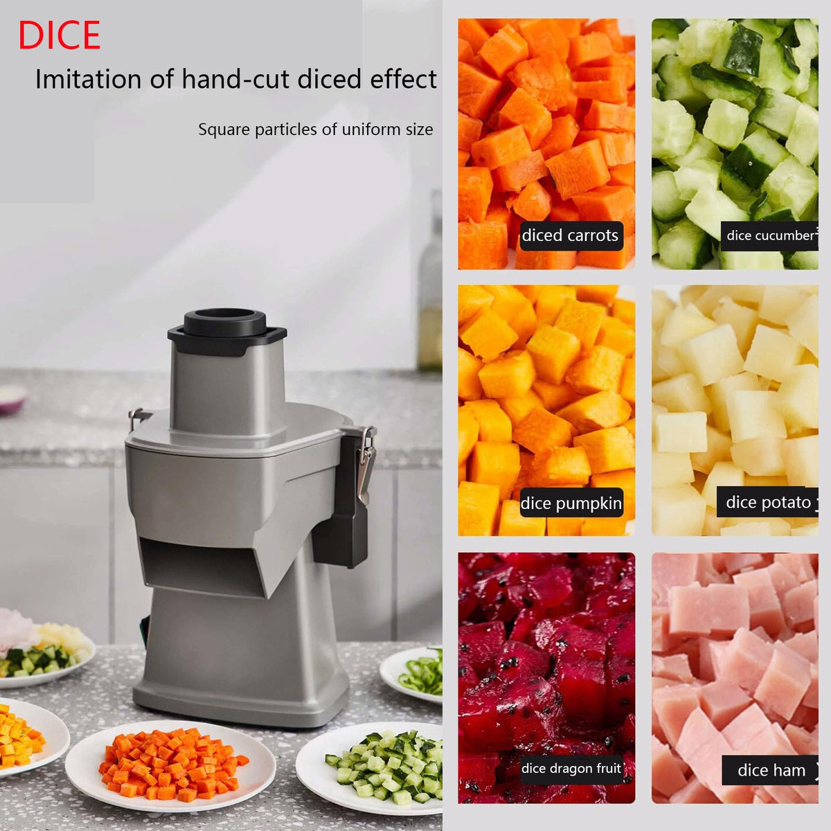 4 in 1 200W Electric Vegetable Slicer E7157