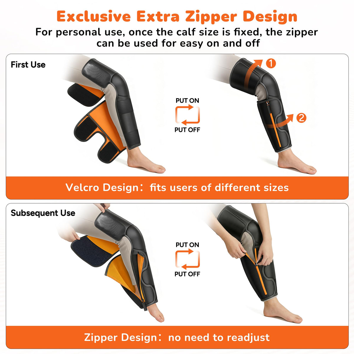 Air Compression Leg Massager with Heat S16509