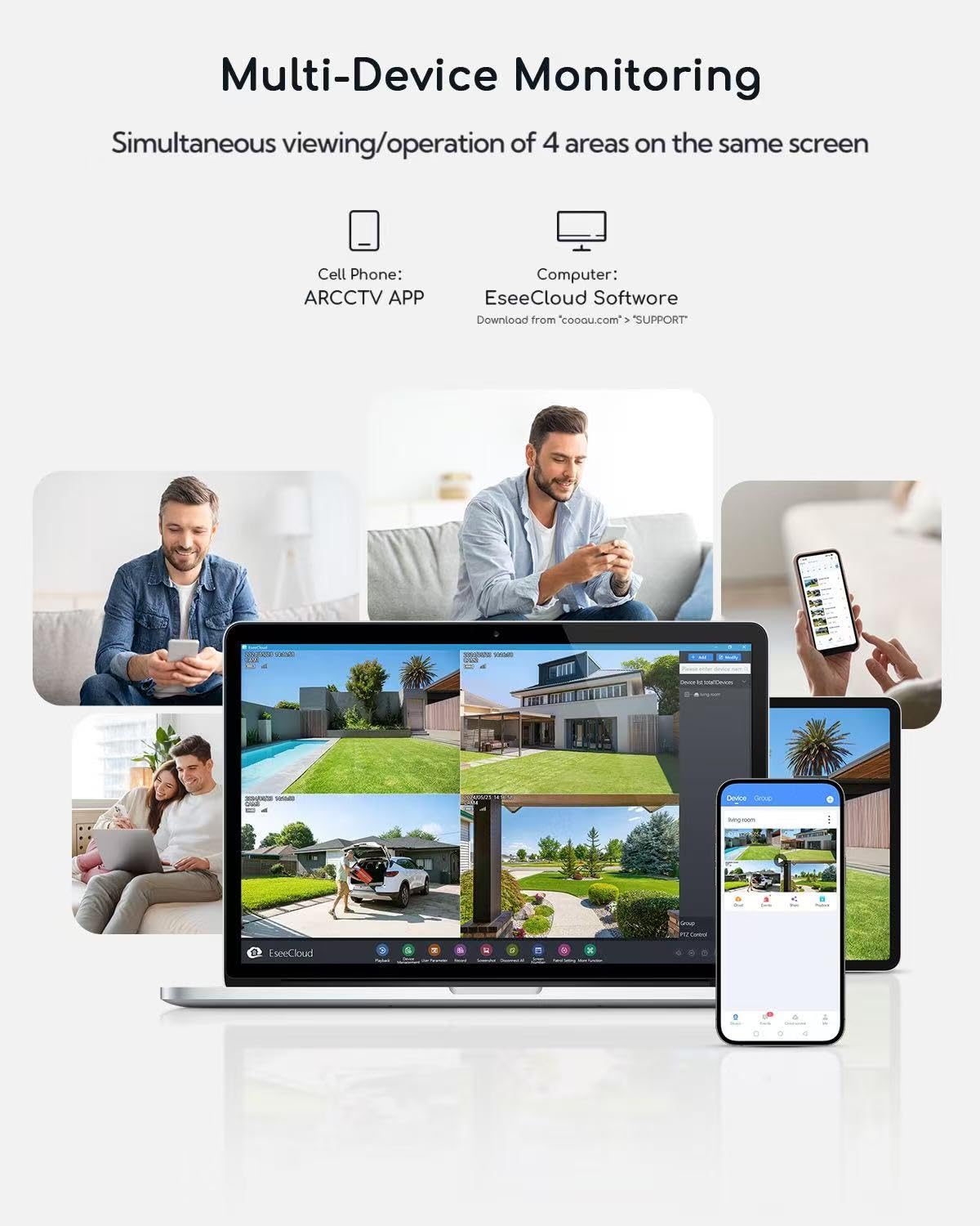 Solar Security Cameras Wireless Outdoor J92379