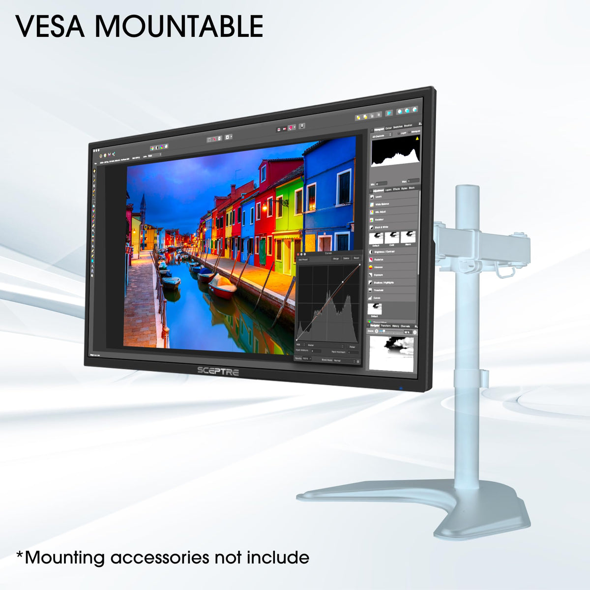 22 inch 1080p LED Monitor with Speakers T918639