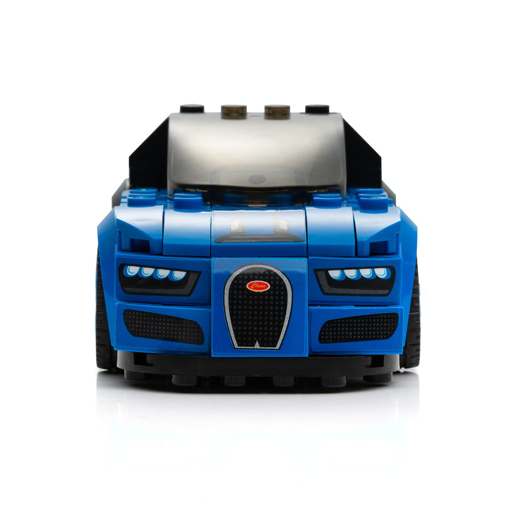 Blue 237 Pieces Racing Car Building Block Set A546376