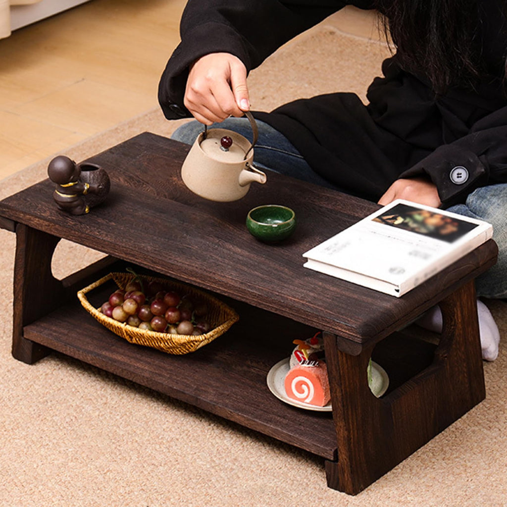 Foldable Japanese Low Floor Table 60x30x22cm K99829