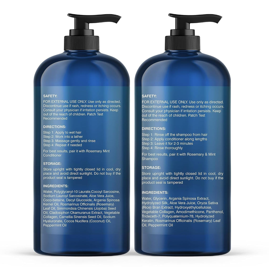 Rosemary Mint Shampoo and Conditioner Set 16 fl oz J845316