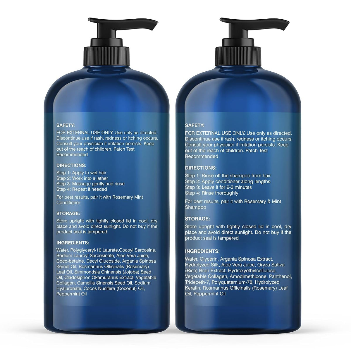 Rosemary Mint Shampoo and Conditioner Set 16 fl oz J845316