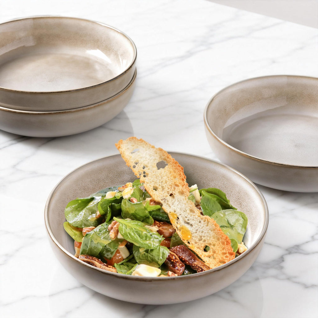 8.75'' 38oz Ceramic Pasta Bowls Set of 4 B83441