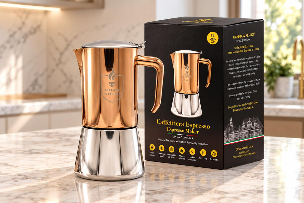 12-Cup Stainless Steel Moka Pot H448004