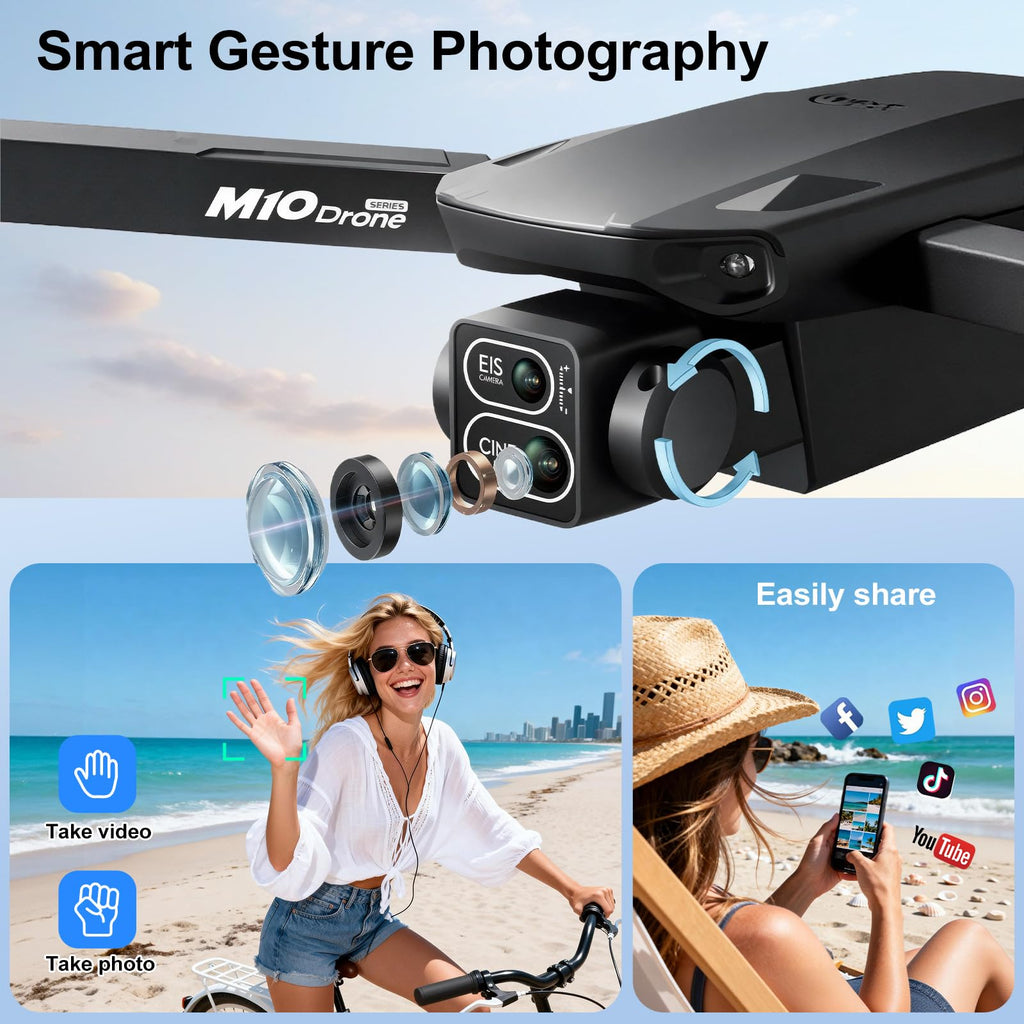 1080P HD Foldable Drone with Camera H63723