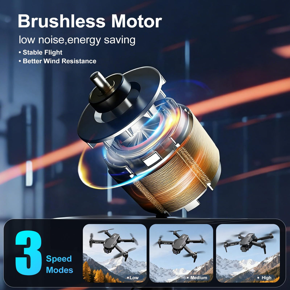 1080P HD Foldable Drone with Camera H63723