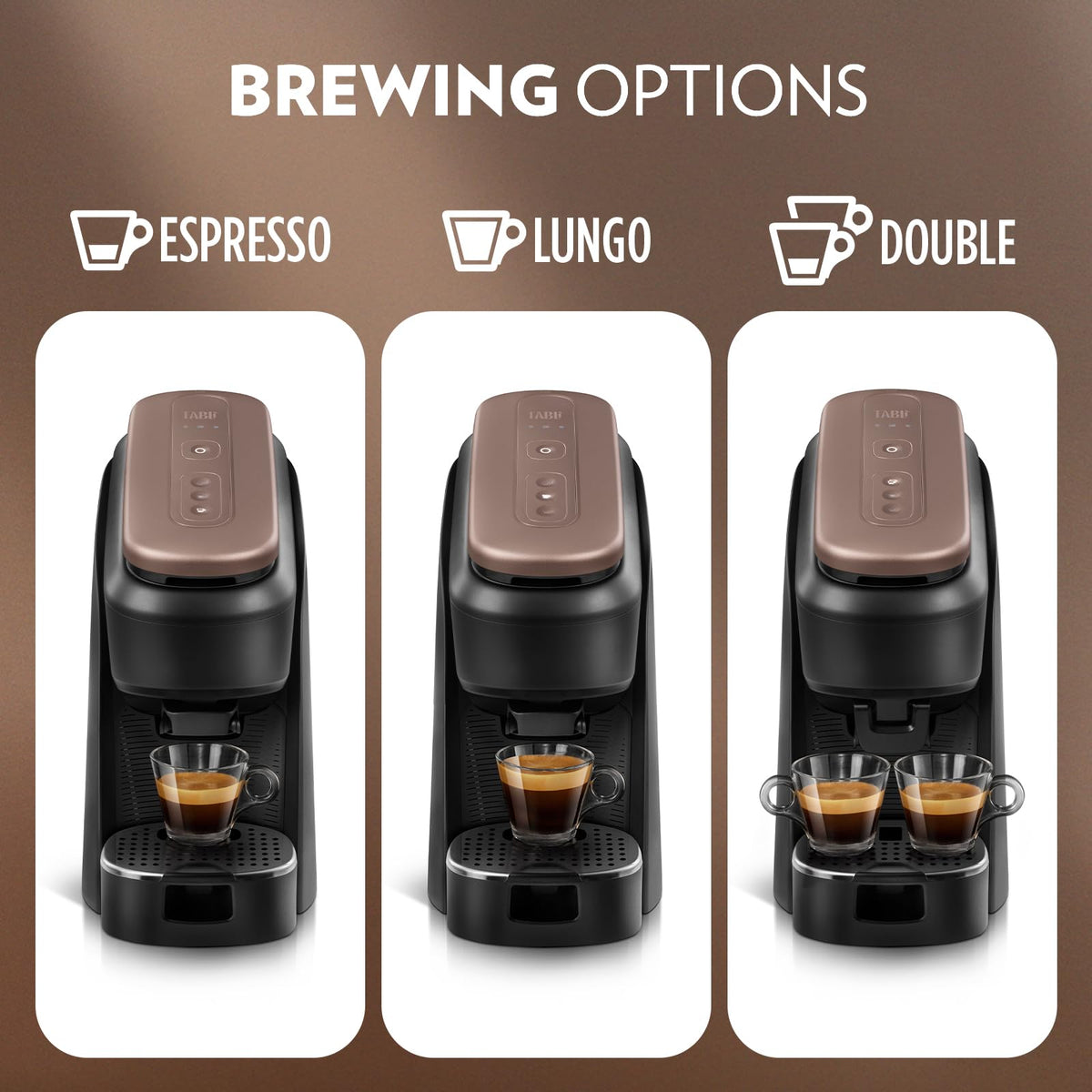 Espresso Machine and Coffee Tabs I55581