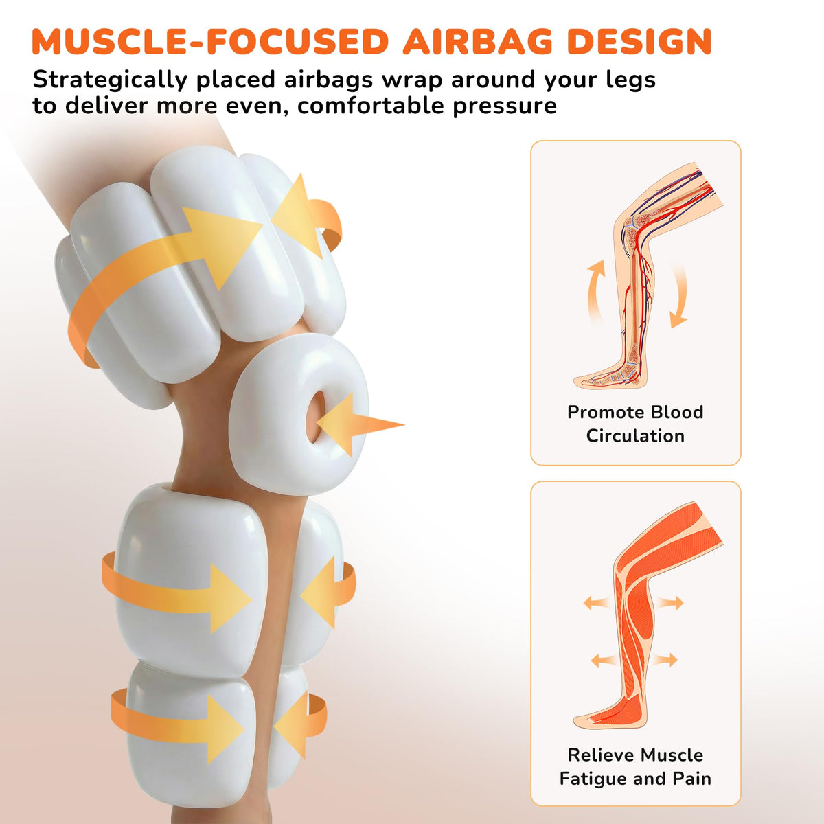 Air Compression Leg Massager with Heat S16509
