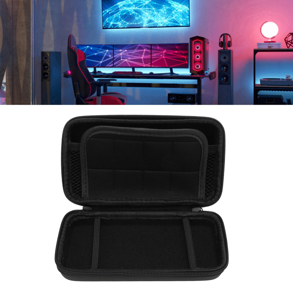 Black Hard Shell Carrying Case with 8 Game Slot F667203