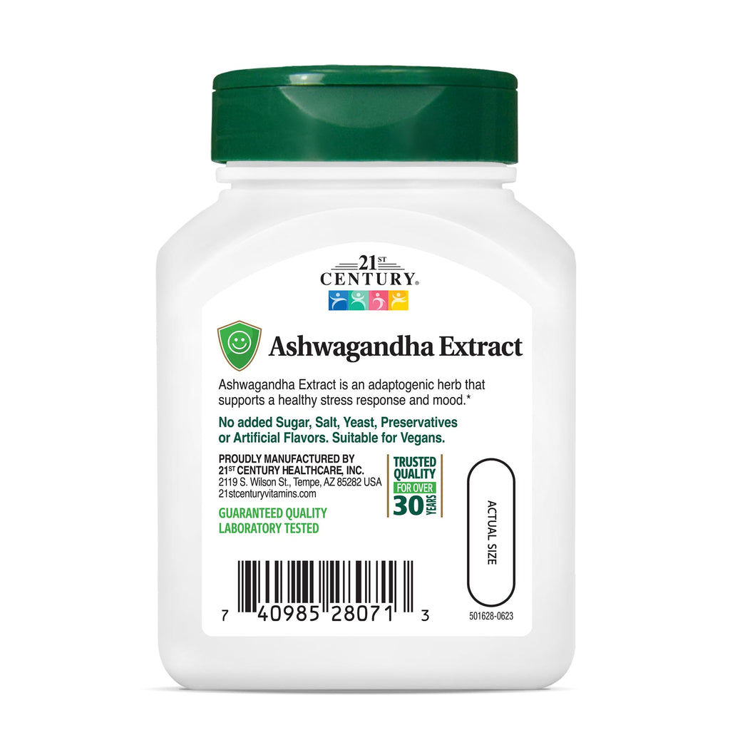 Ashwagandha Extract 500mg Capsules 60 Count I3990