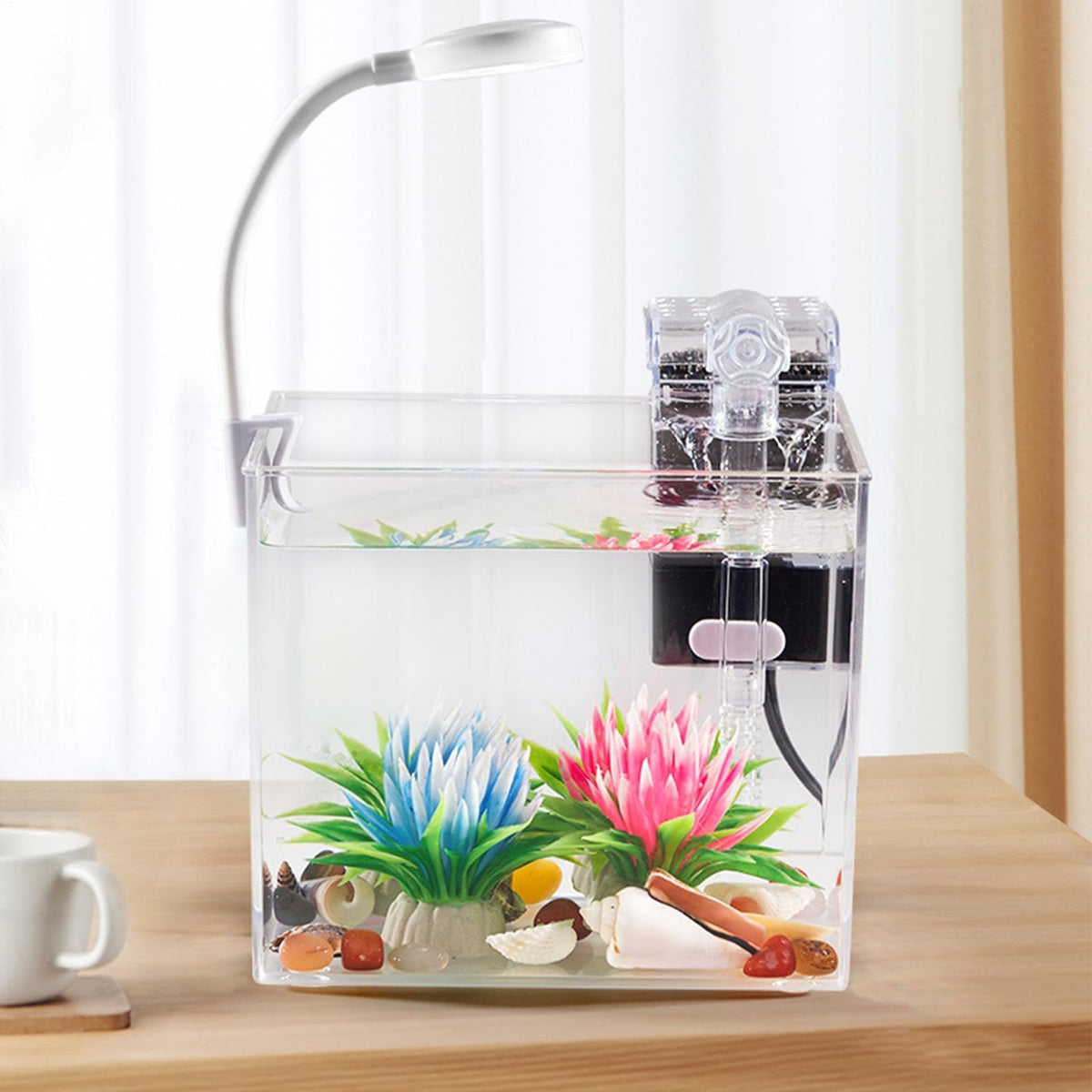 Small Aquarium with LED Lights M1595