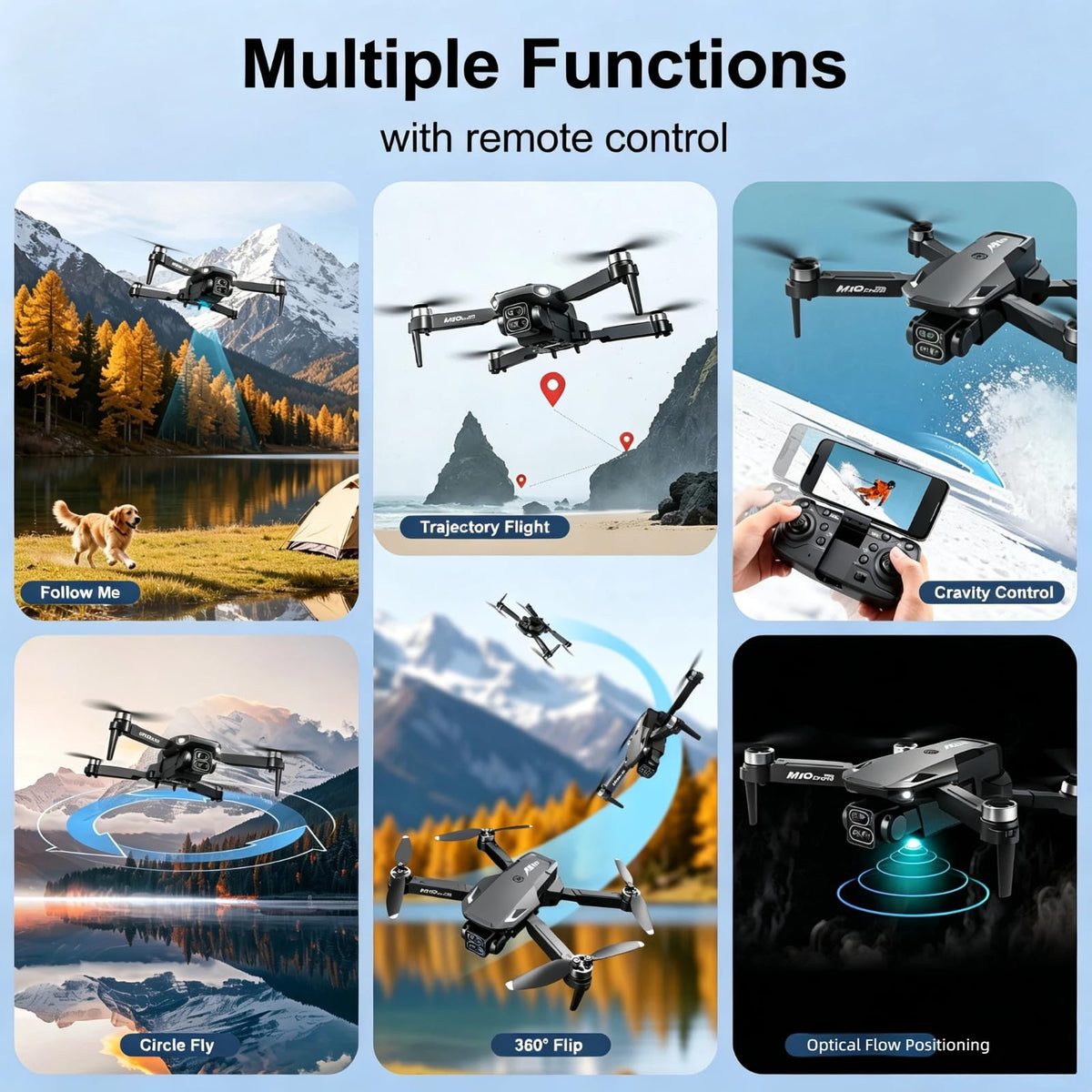 1080P HD Foldable Drone with Camera H63723