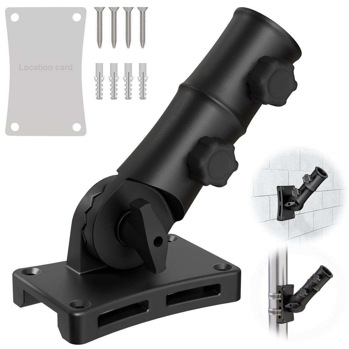 Aluminum Wall and Post Mount Flag Pole Holder W248689