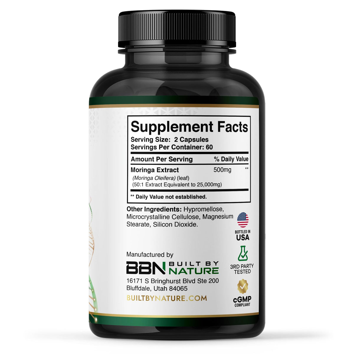 Moringa Supplement 500mg 120 Capsules R822870