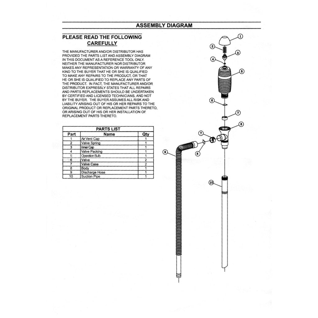 Heavy Duty Manual Fuel Transfer Pump N70985