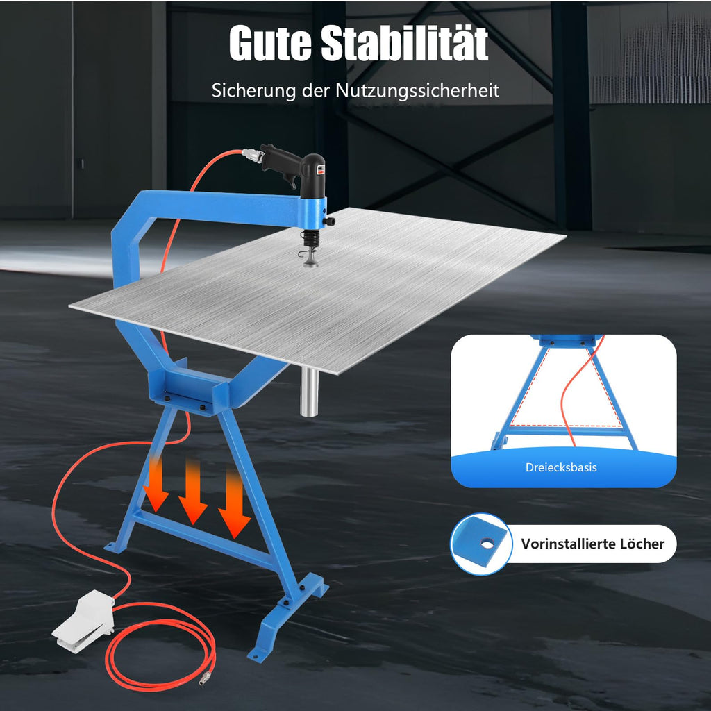 Pneumatic Planishing Hammer with Pedal and Stand H6453