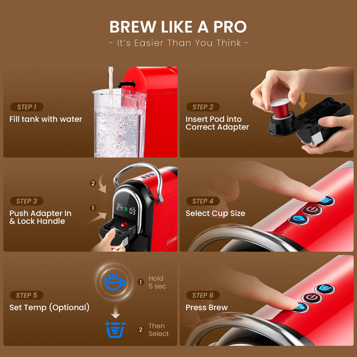 5 in 1 Espresso Machine N837170