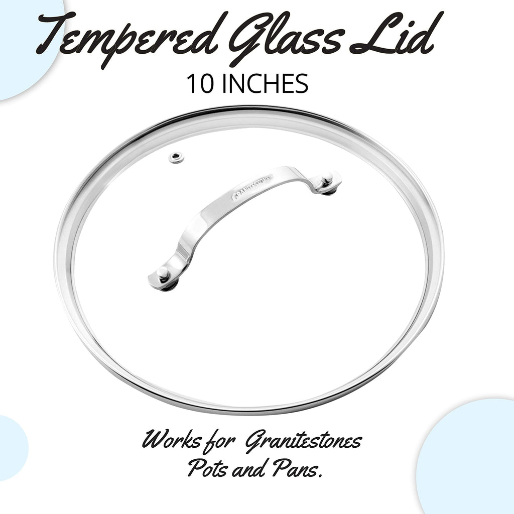 Tempered Glass Lid 10-inch Clear Vented L552391