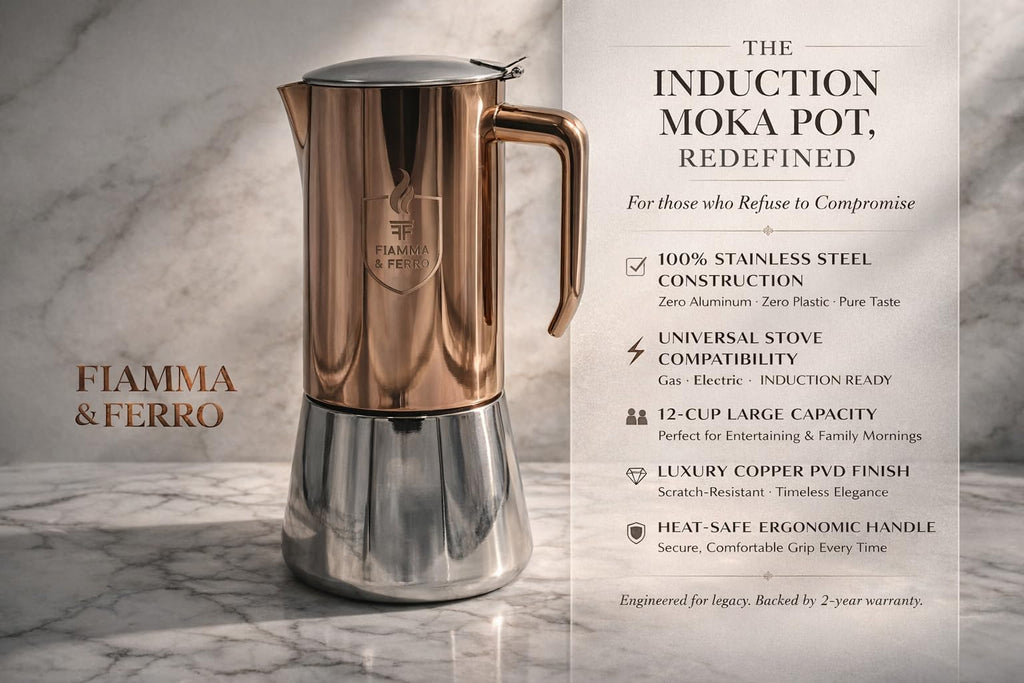 12-Cup Stainless Steel Moka Pot H448004
