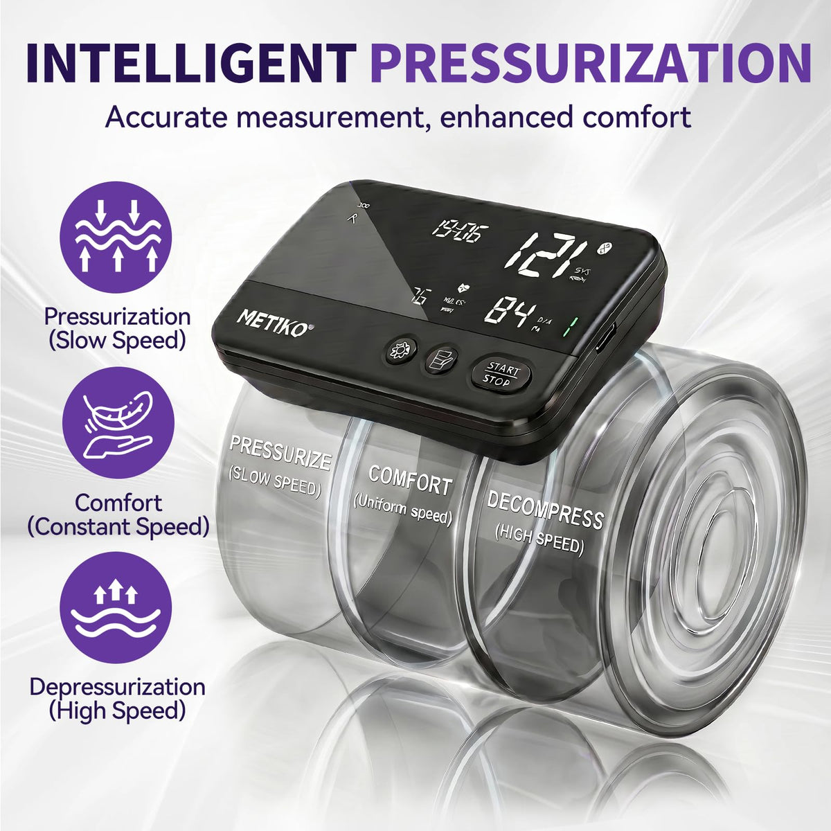 Wireless Upper Arm Blood Pressure Monitor X693