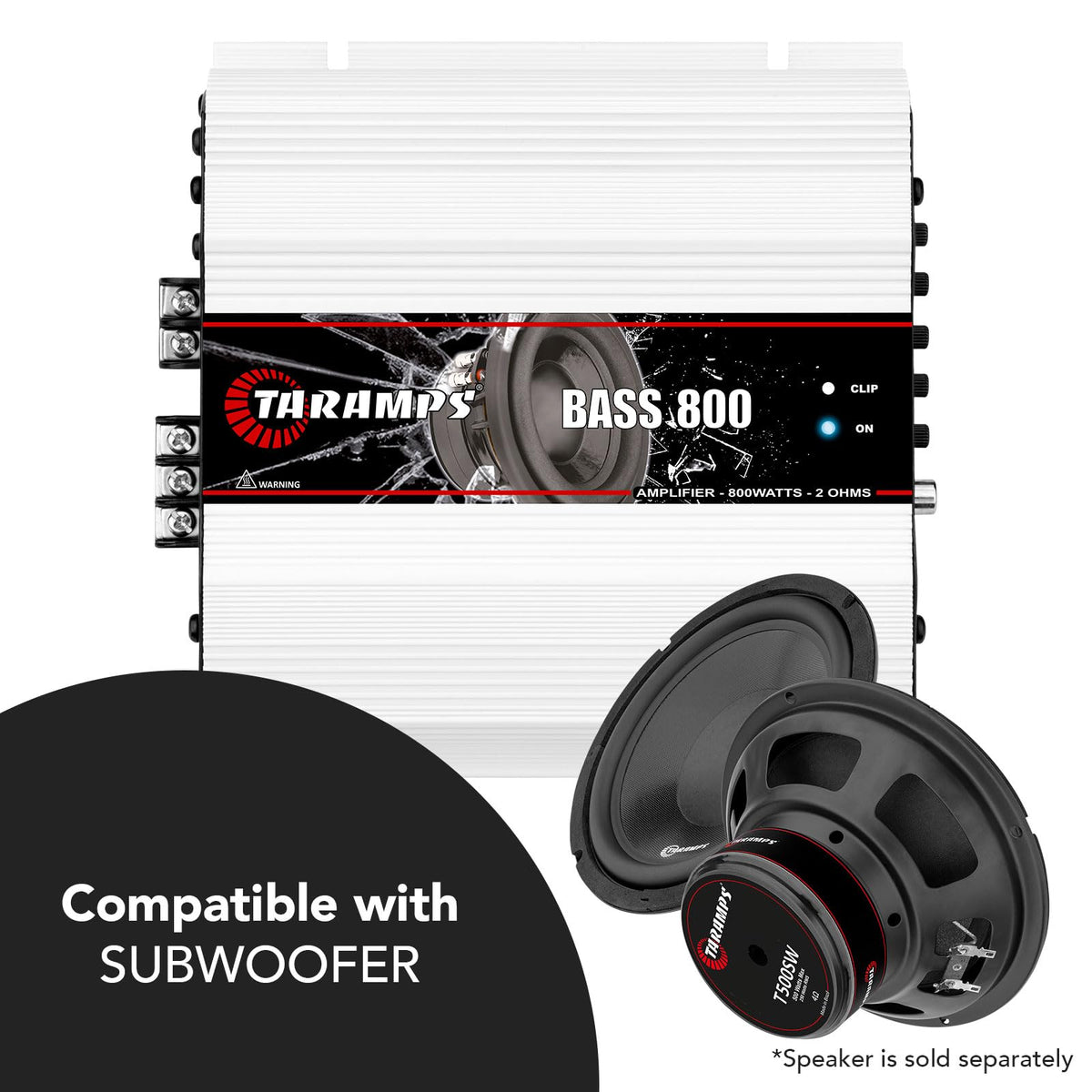 800W RMS 2 Ohms Monoblock Car Audio Amplifier F6035