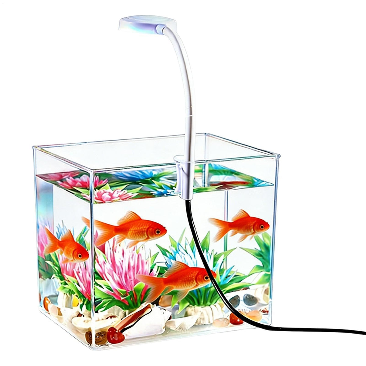 Small Aquarium with LED Lights M1595
