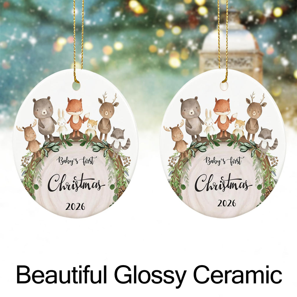 Baby First Christmas Ornament 2026 W1711