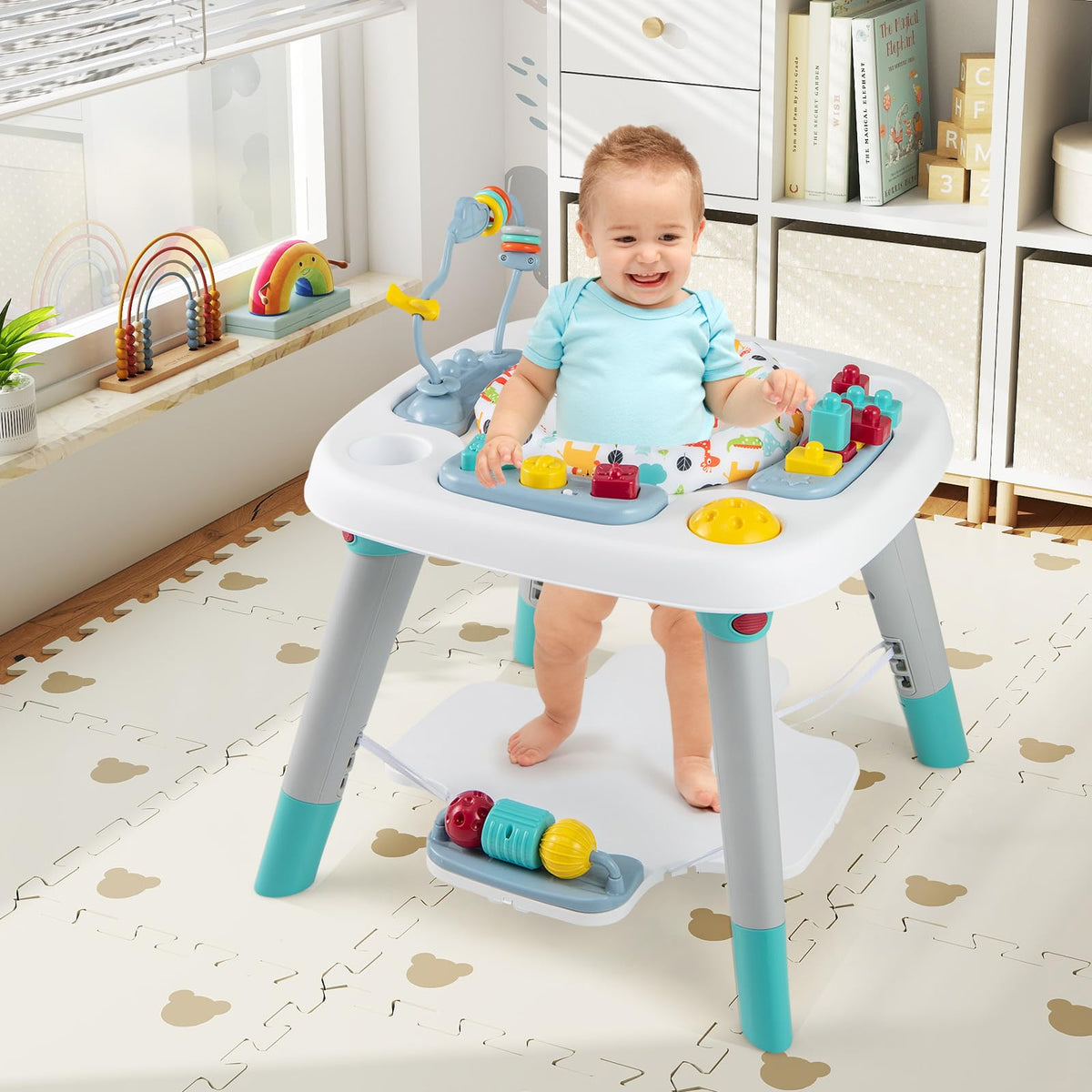 6-in-1 Baby Activity Center with Rotating Seat D12344