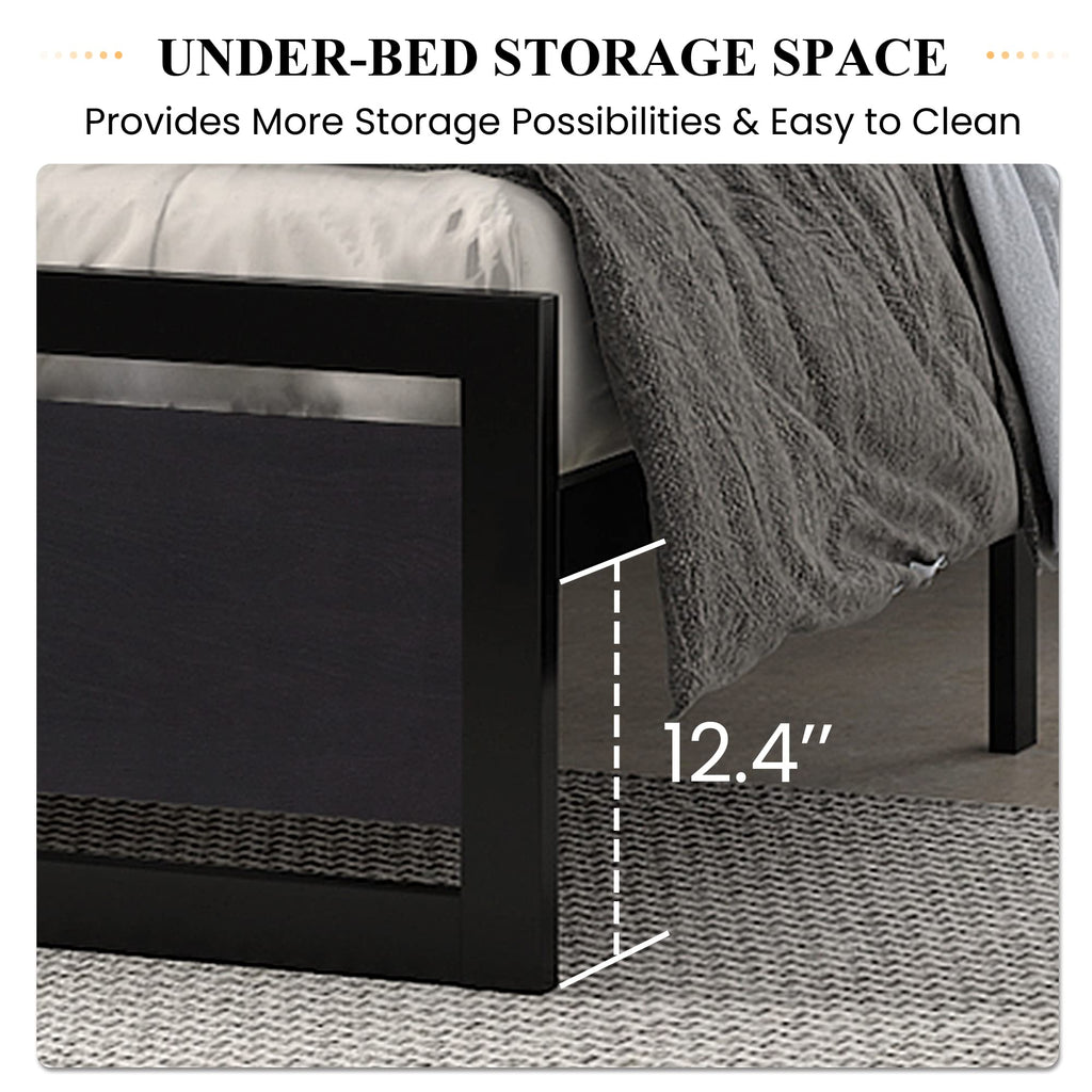 Queen Size Bed Frame with Headboard R966565