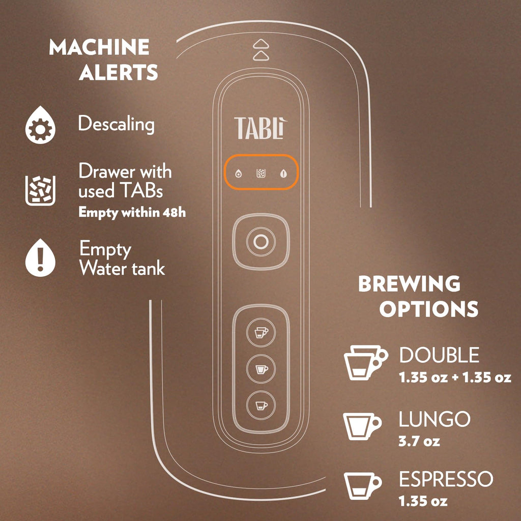Espresso Machine and Coffee Tabs I55581