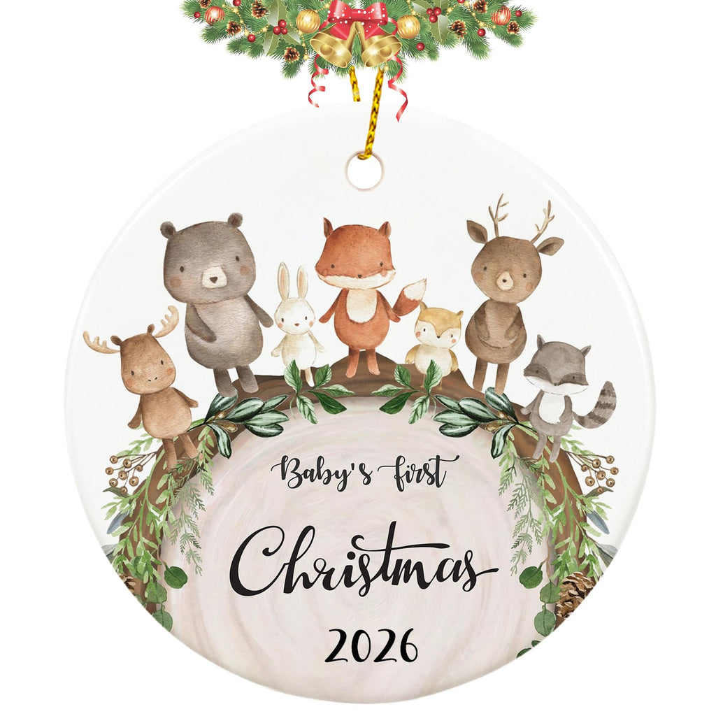 Baby First Christmas Ornament 2026 W1711