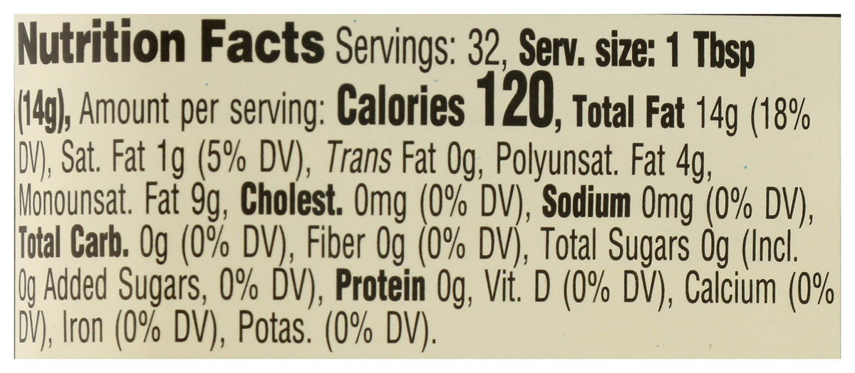 Organic Canola Cooking Oil, 16 Fl Oz (Pack of 2) E366