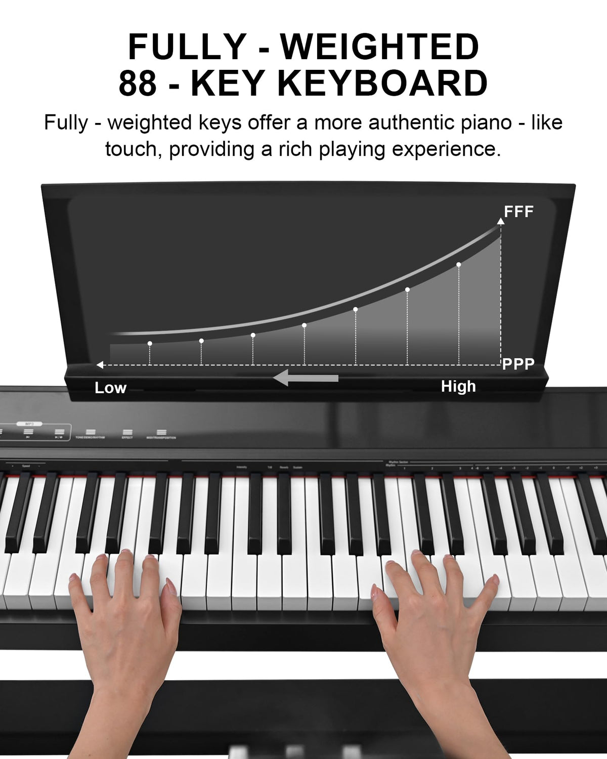 88 Key Weighted Digital Piano T497