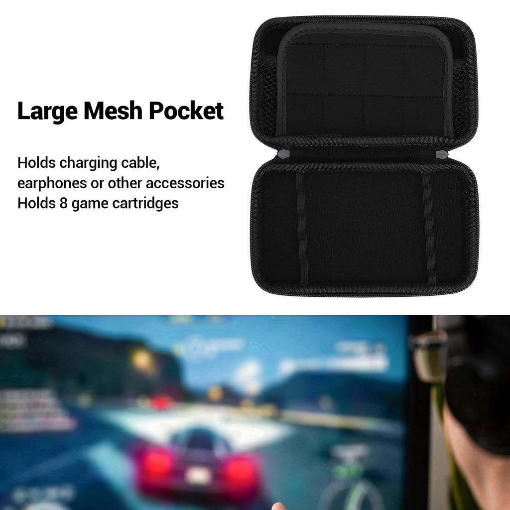 Black Hard Shell Carrying Case with 8 Game Slot F667203