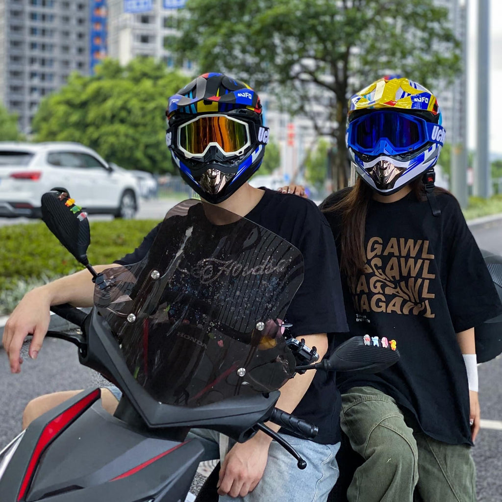 DOT Approved Kids Motocross Helmet with Goggles T35722
