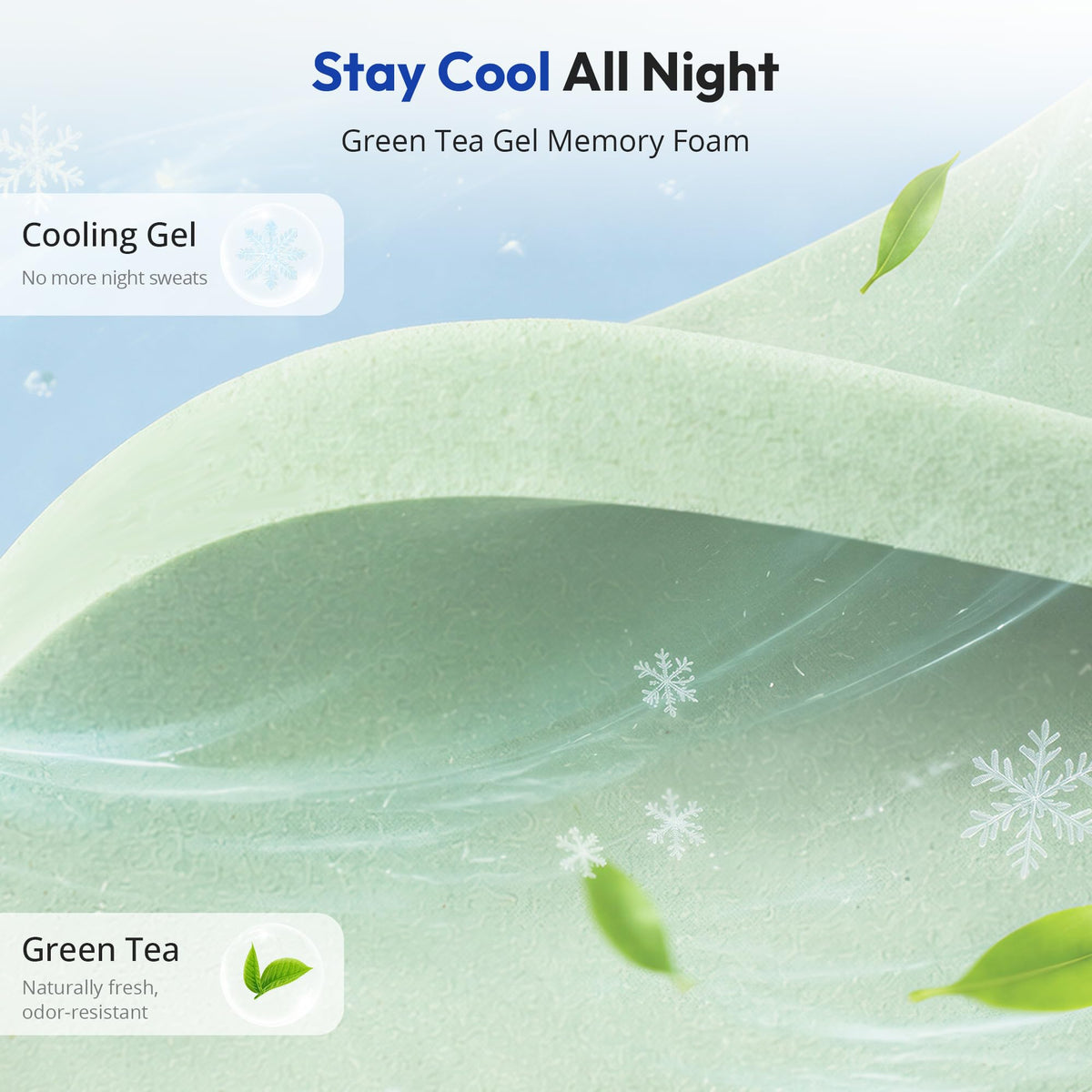 5 Inch Cooling Gel Memory Foam Twin Mattress P8428