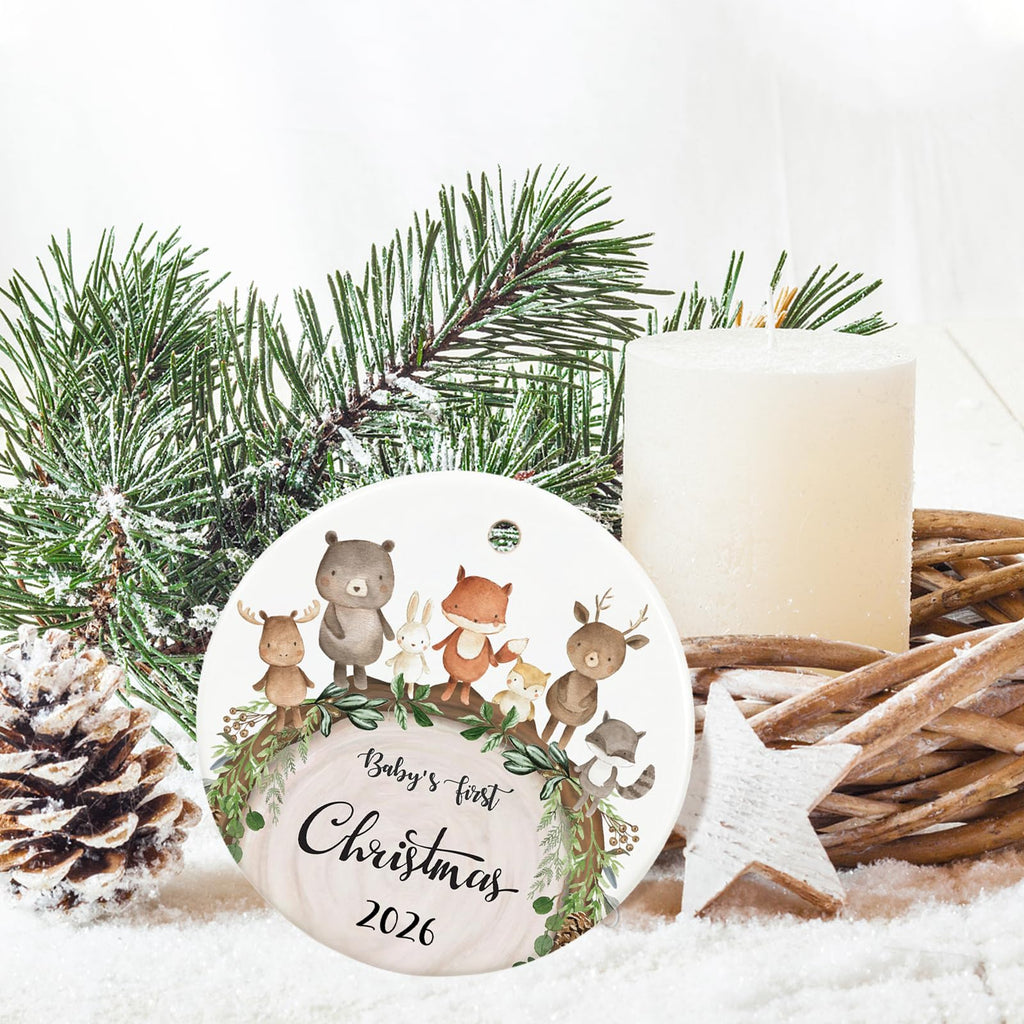 Baby First Christmas Ornament 2026 W1711