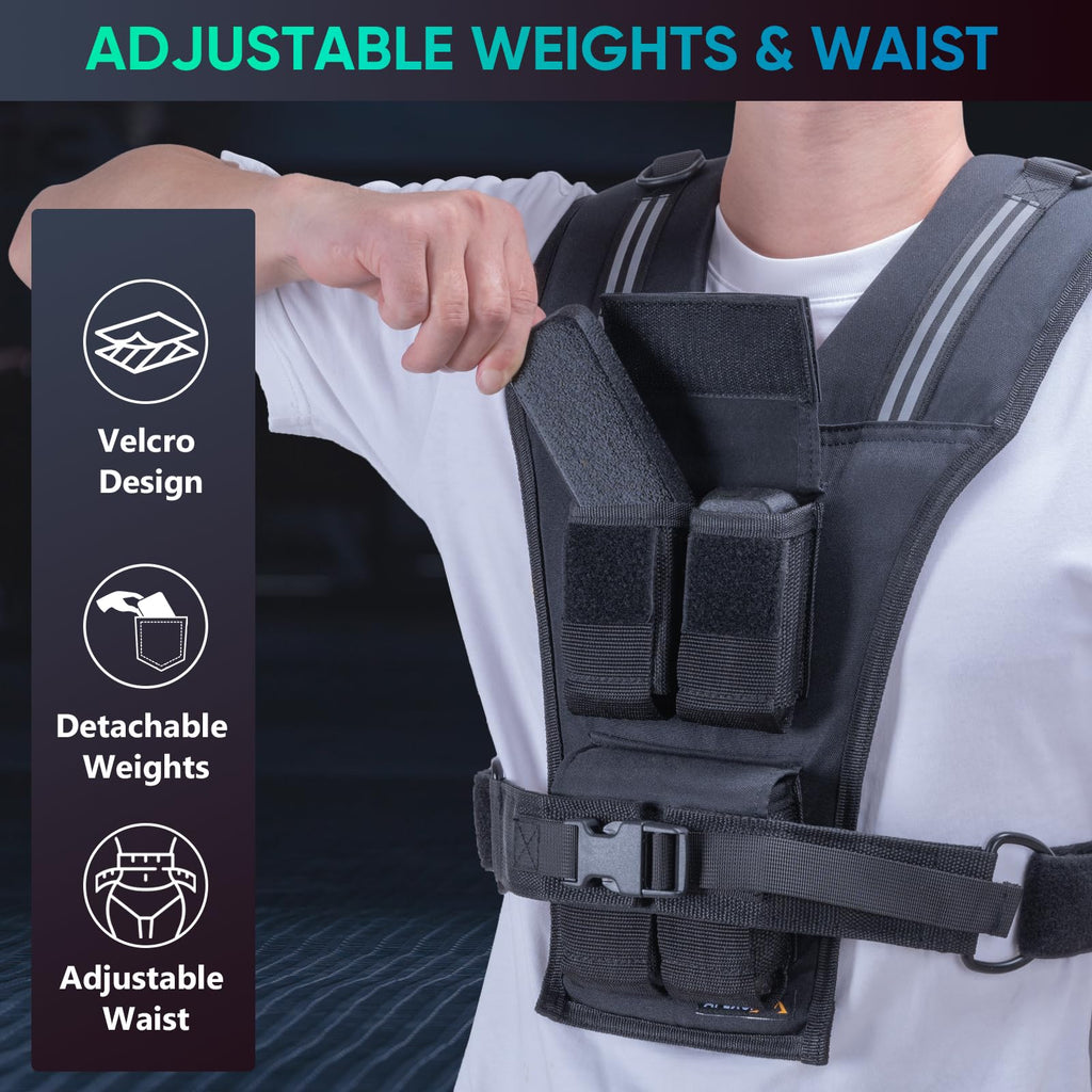 Adjustable Ankle Weights and Weighted Vest V667664
