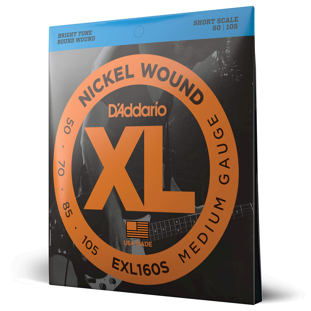 Nickel Bass Guitar Strings 50-105 Short Scale J577466