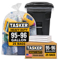 95-100 Gallon Clear Heavy Duty Trash Bags U355