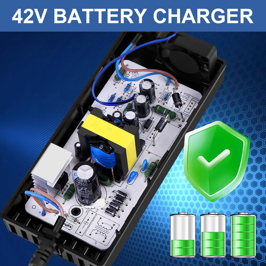 42V 2A Universal Pedicab Charger for 36V Lithium-ion Battery Z636345