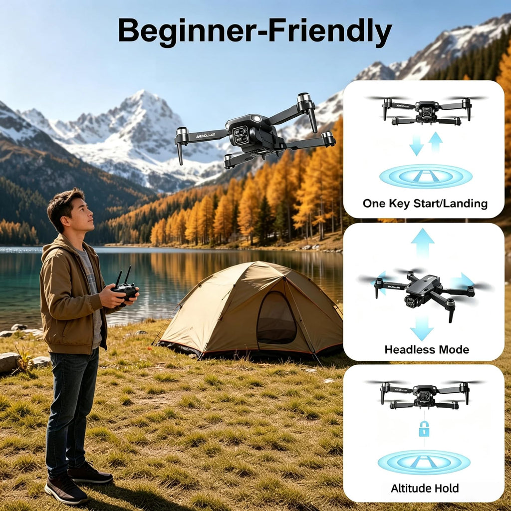 1080P HD Foldable Drone with Camera H63723