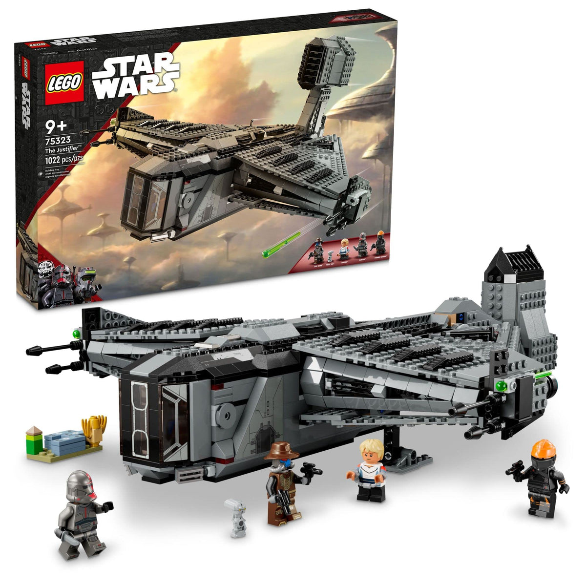 Buildable Toy Starship with Minifigure and Droid Figure O17067