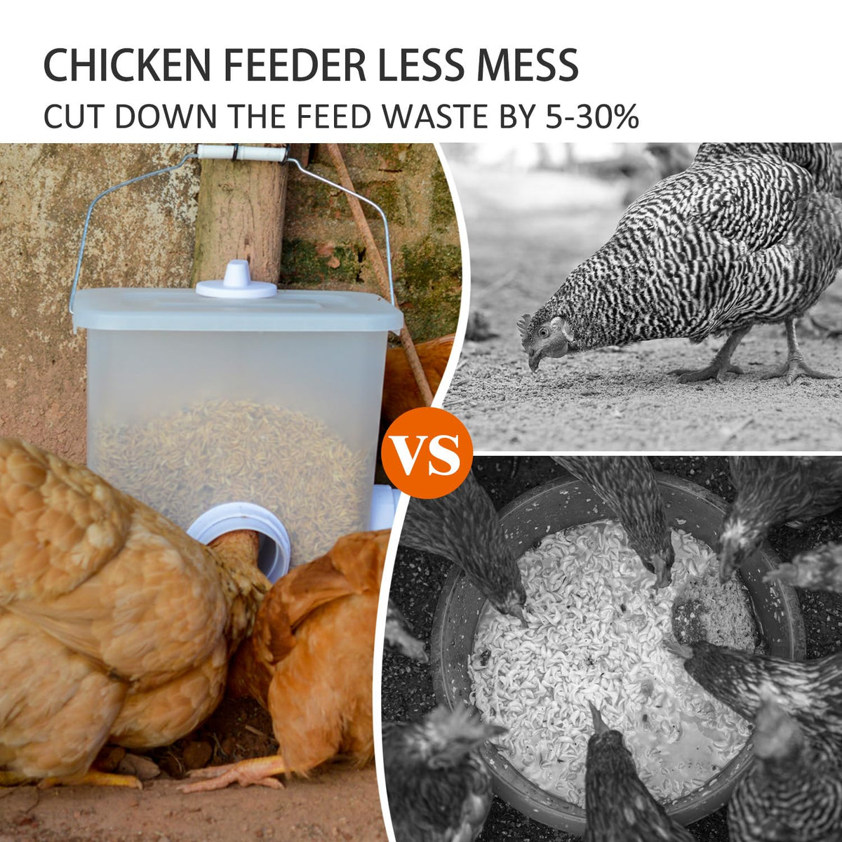 Automatic Chicken Feeder & Waterer Set S70249